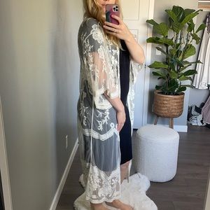 Lace coverup
